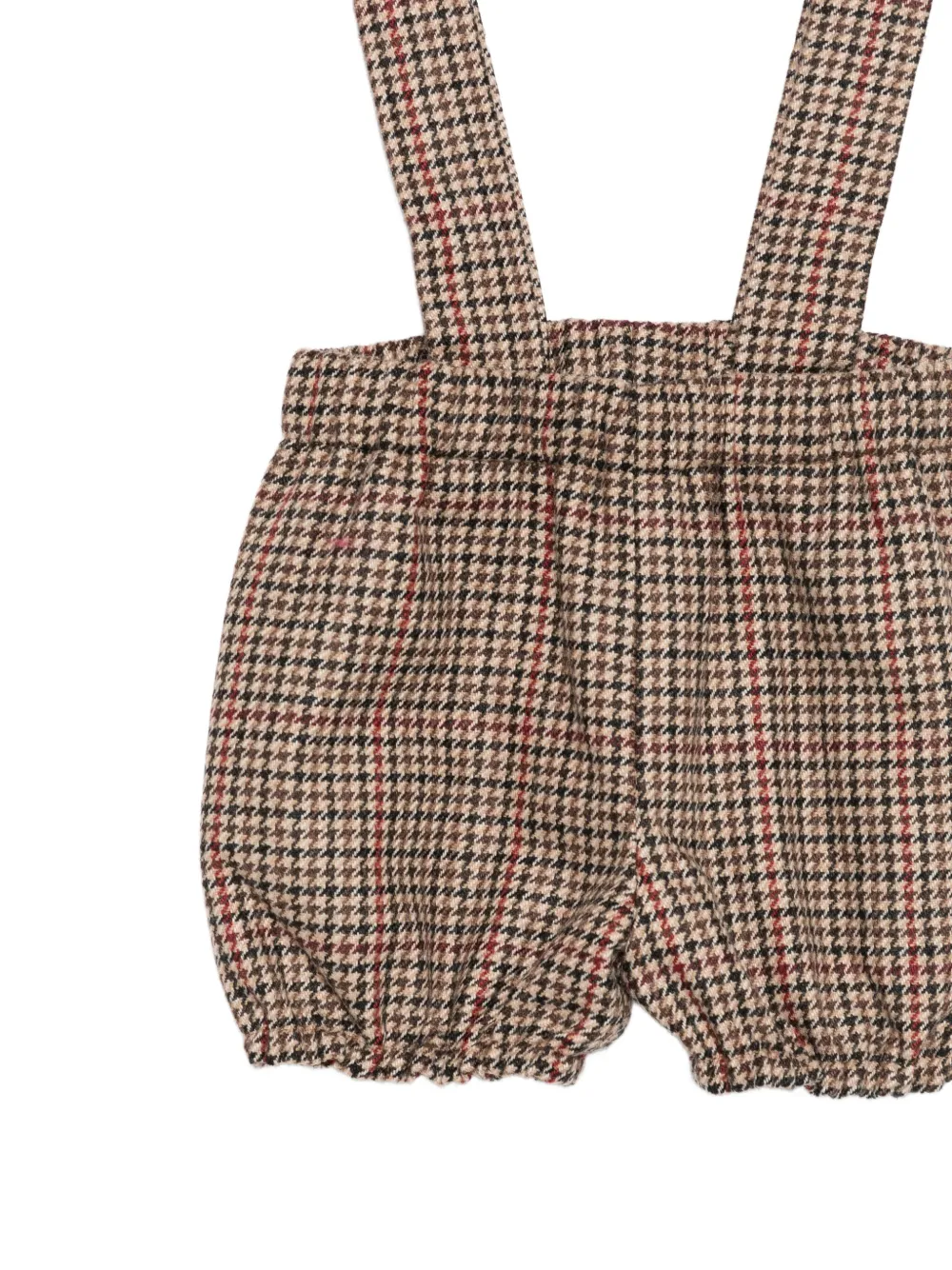 Jesurum Baby Checked Shorts In Brown