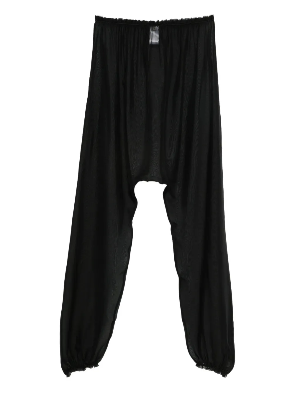 Paloma Wool Silk Palazzo Trousers In Black