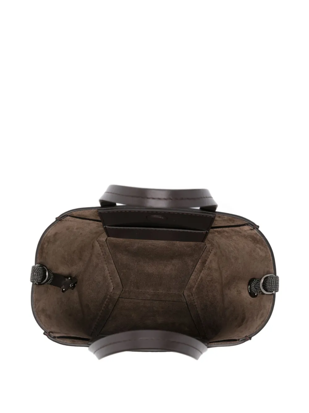 Brunello Cucinelli BC Duo mini-shopper Bruin