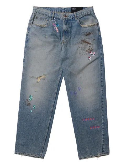 Paly distressed Paly trousers