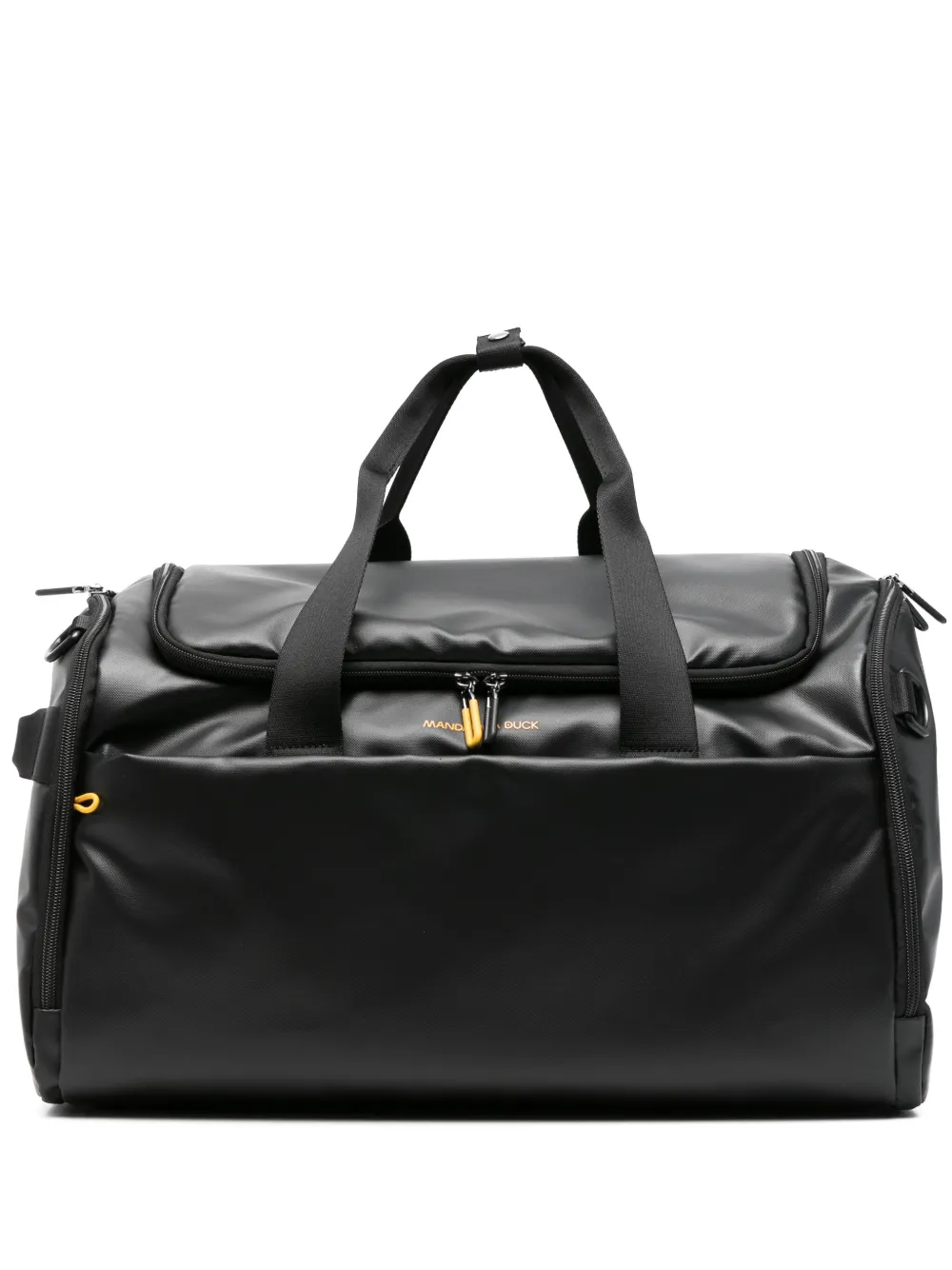 Mandarina Duck Faux-leather Duffle Bag In Black