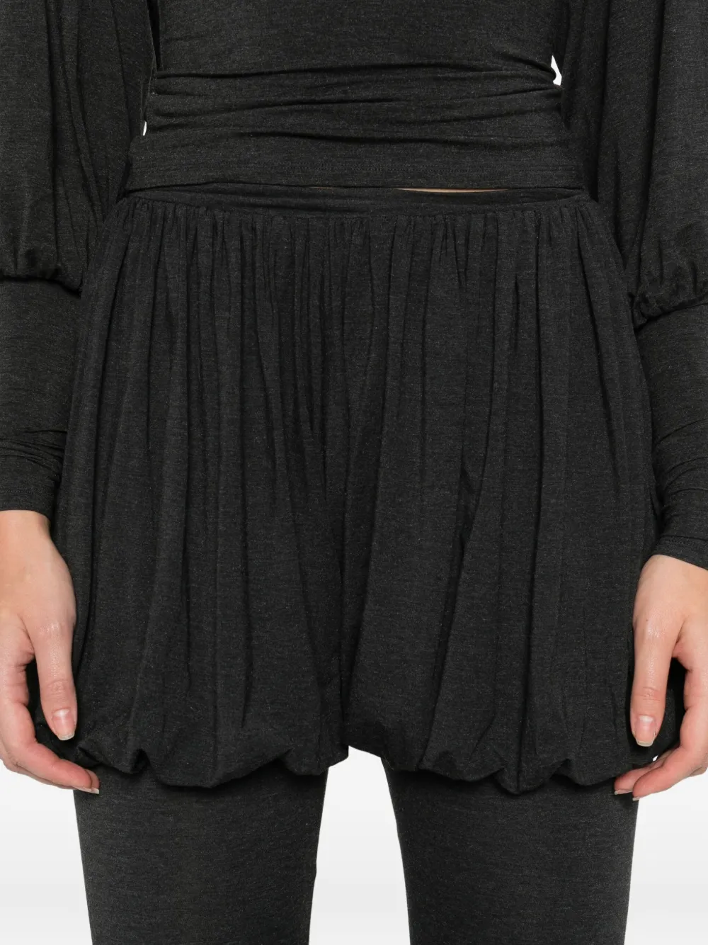 Paloma Wool Broek met gesmockte details Grijs