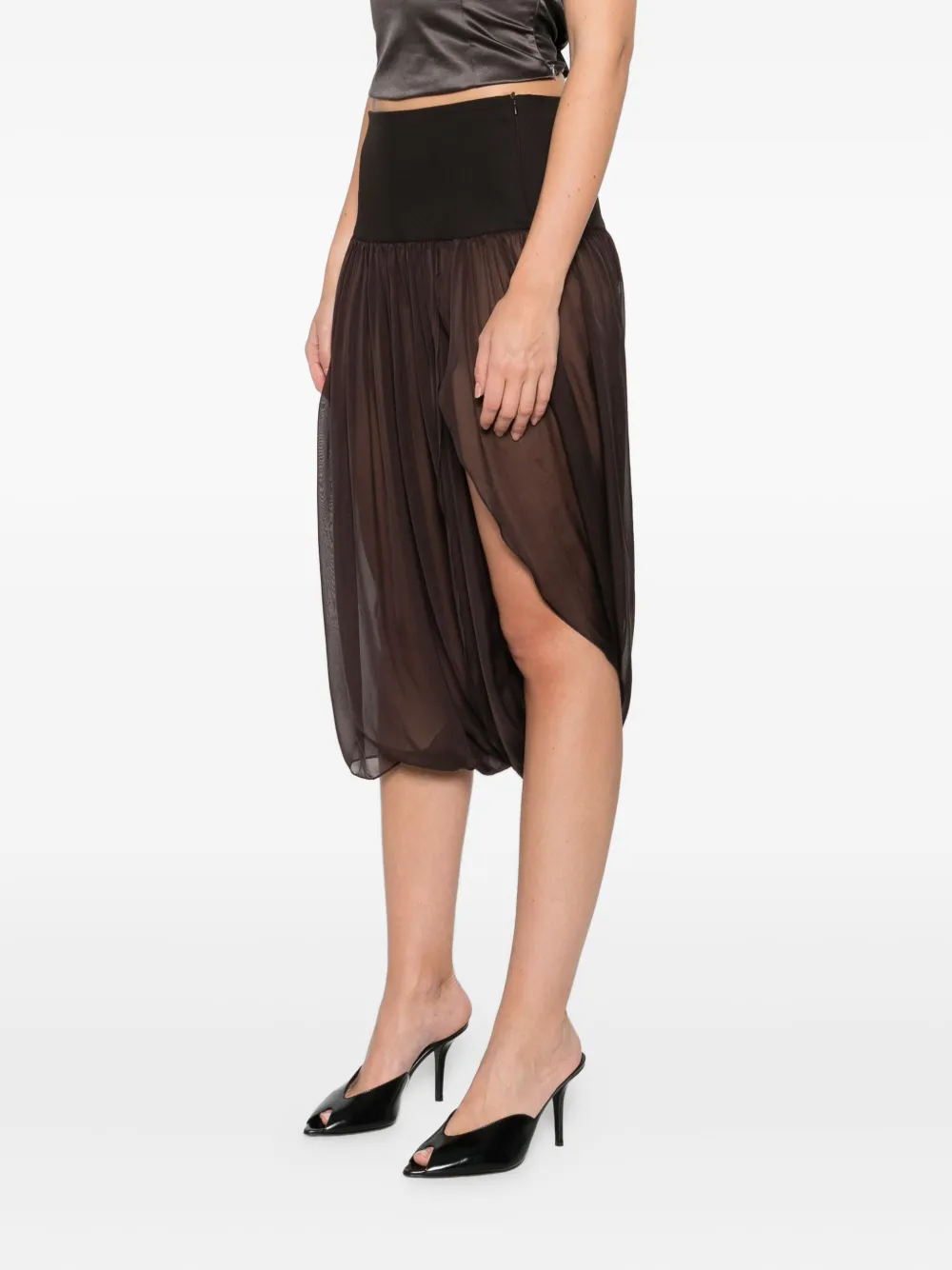 Paloma Wool High waist rok Bruin