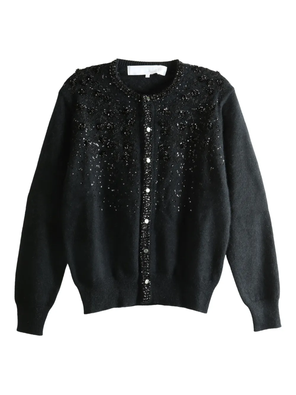 Comme des Garçons TAO beaded cardigan | Black | Image 1