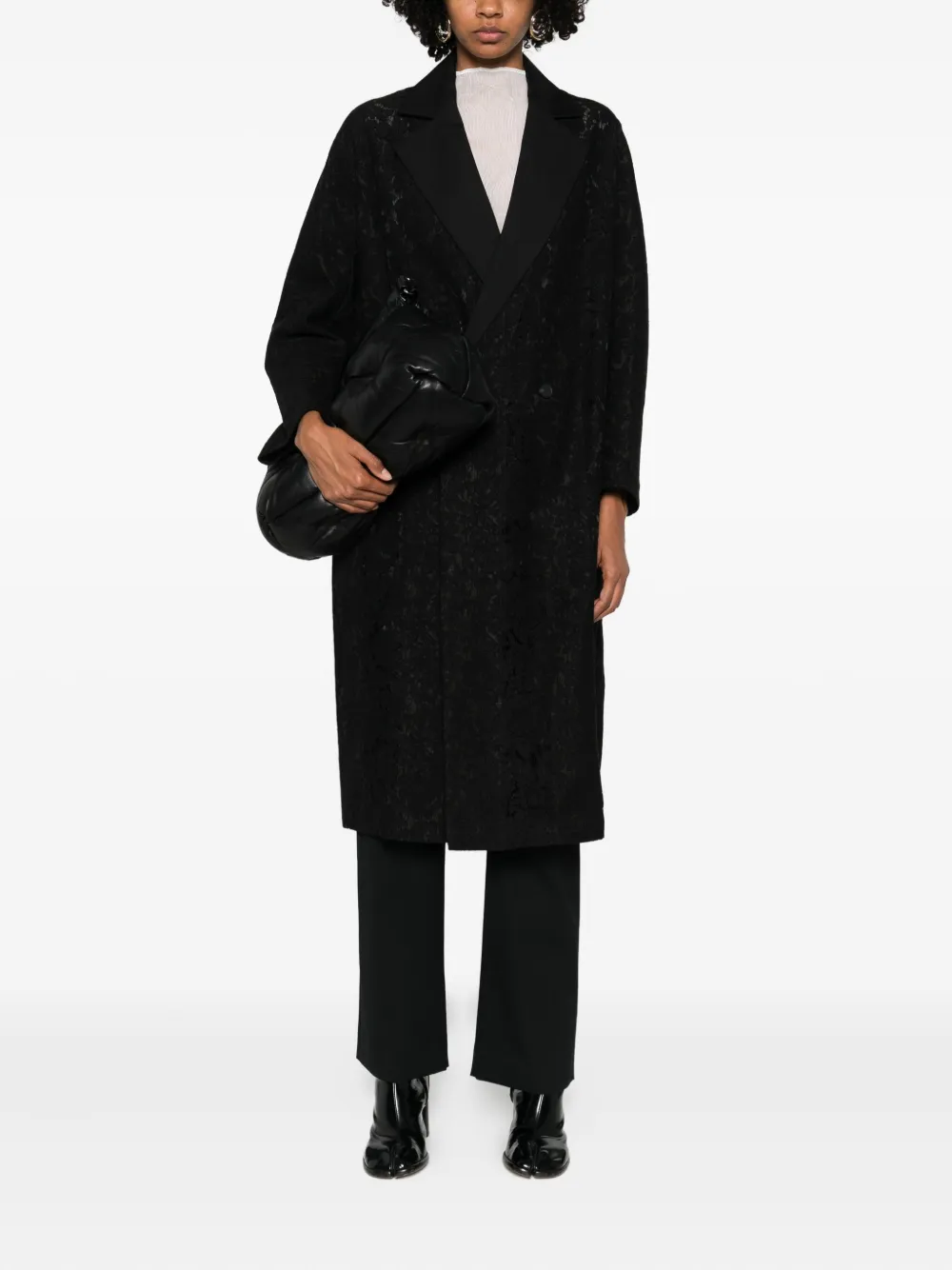 Quetsche patterned-jacquard coat | Double Breasted & Peacoats | Image 2