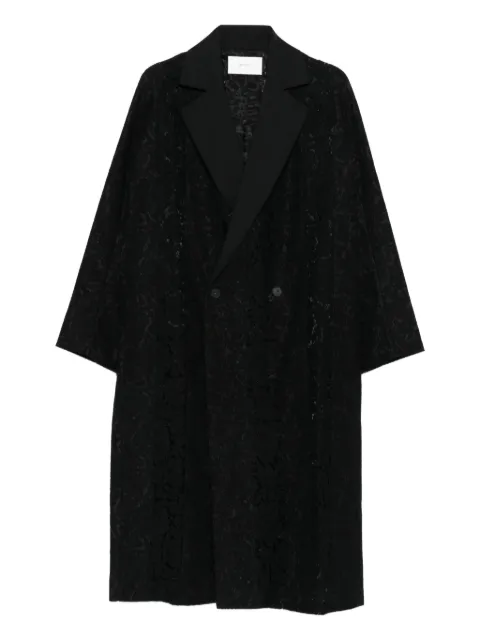 Quetsche patterned-jacquard coat