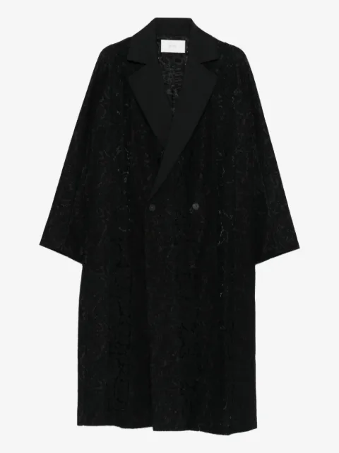 Quetsche patterned-jacquard coat