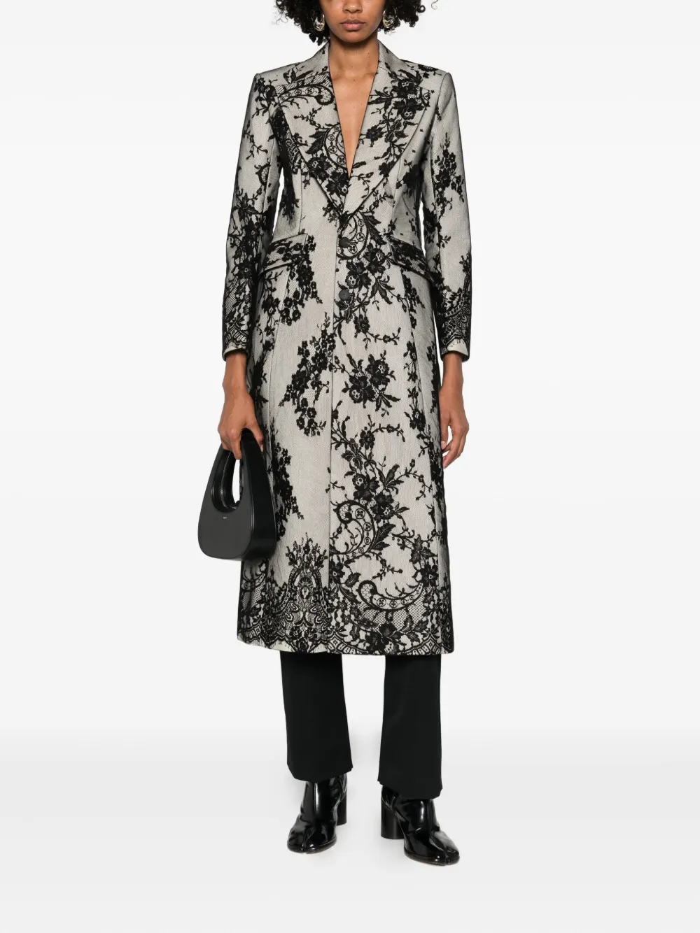 Quetsche lace coat | Single Breasted Coats | Image 2