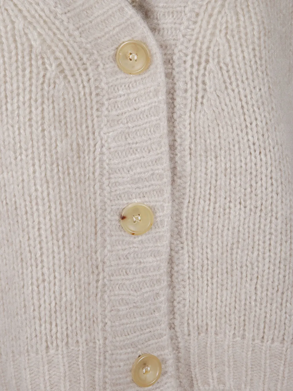 Wellness Cashmere Buttoned Cardigan In Neutral