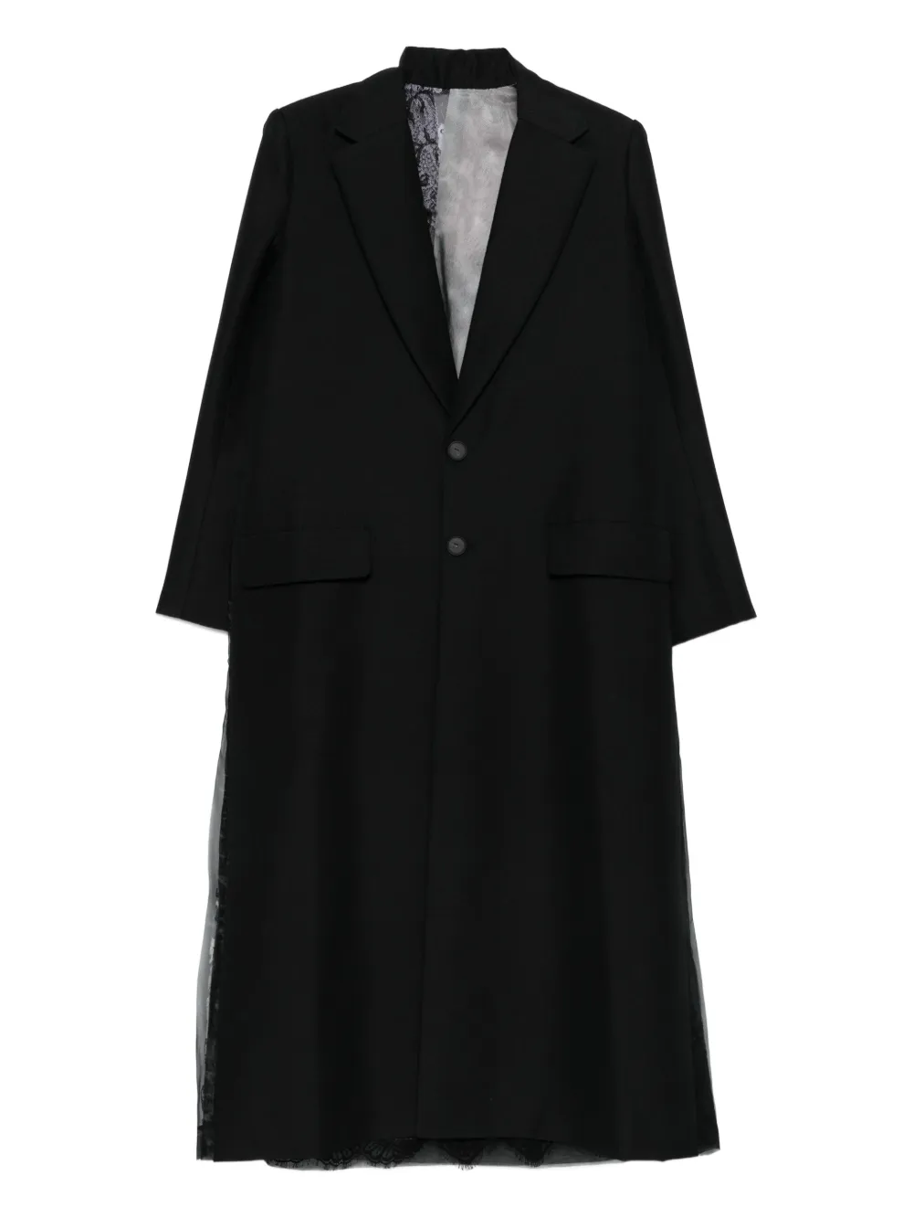 Quetsche abrigo con botones | negro | Image 1