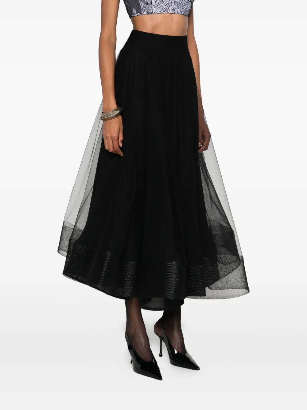 Quetsche Tulle Skirt In Black