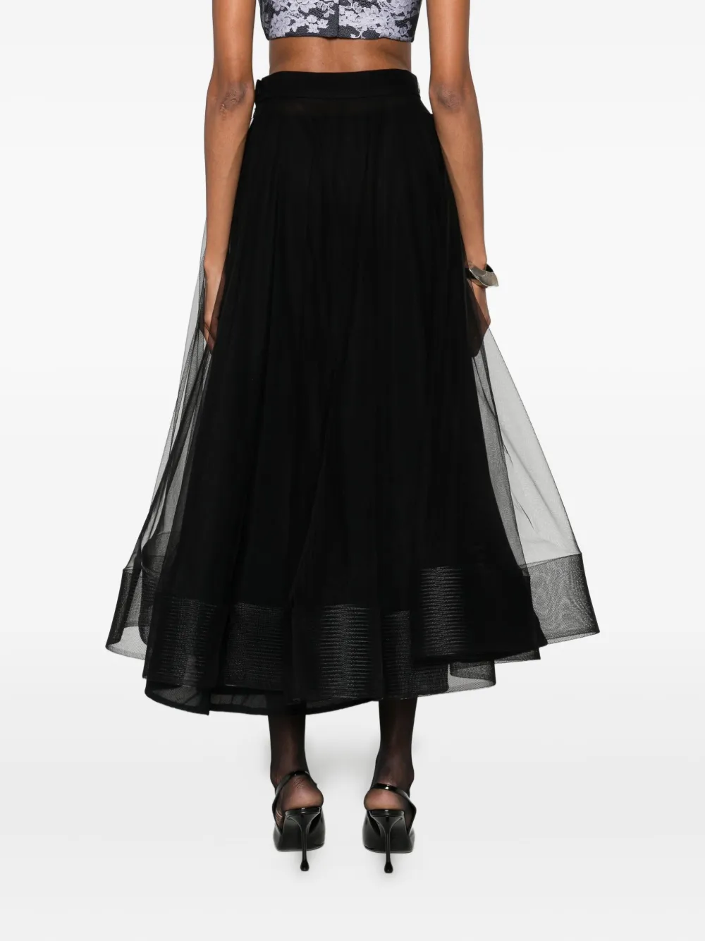 Quetsche Tulle Skirt In Black