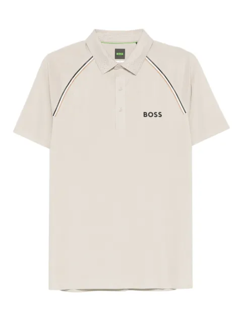 BOSS logo-detail polo shirt