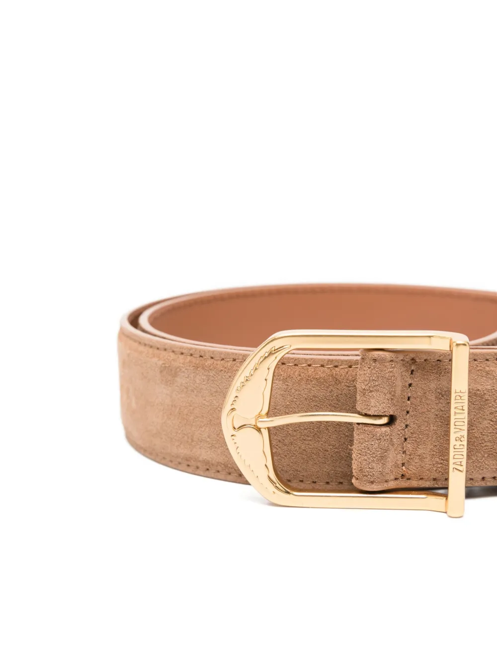  Zadig&voltaire Rise Suede Belt - Neutrals 