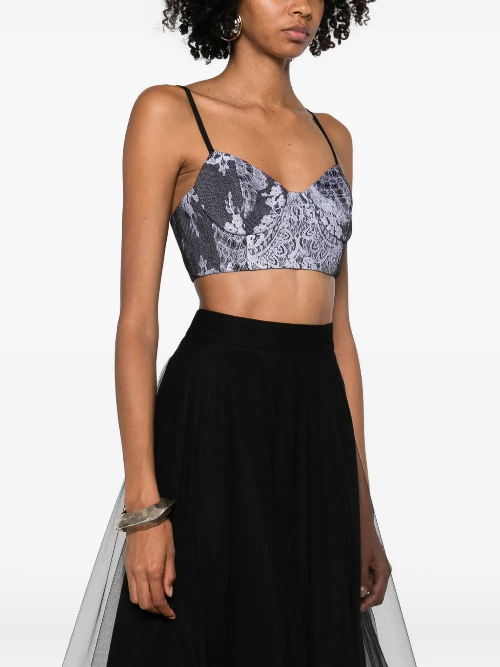  Quetsche Lace Corset - Black 