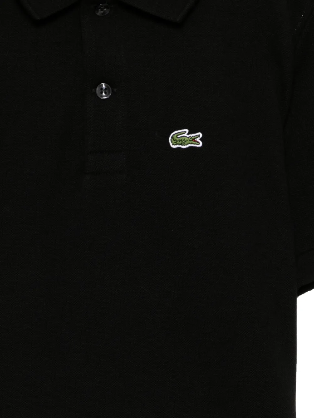 Lacoste Petit Piqué Polo Shirt In Black