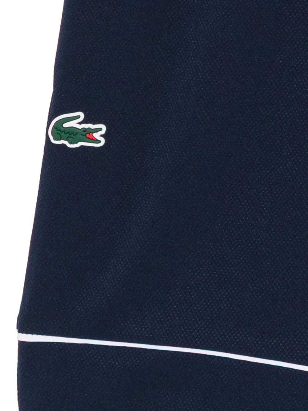 Lacoste Shorts met logoprint Blauw