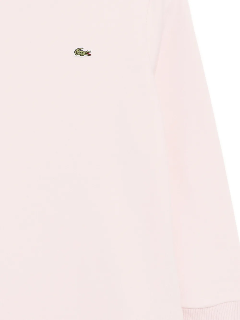 Lacoste Jurk met geborduurd logo Roze