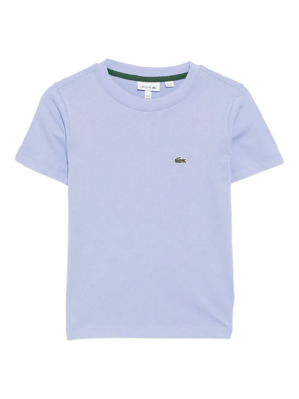 Lacoste logo-embroidered T-shirt - Blu