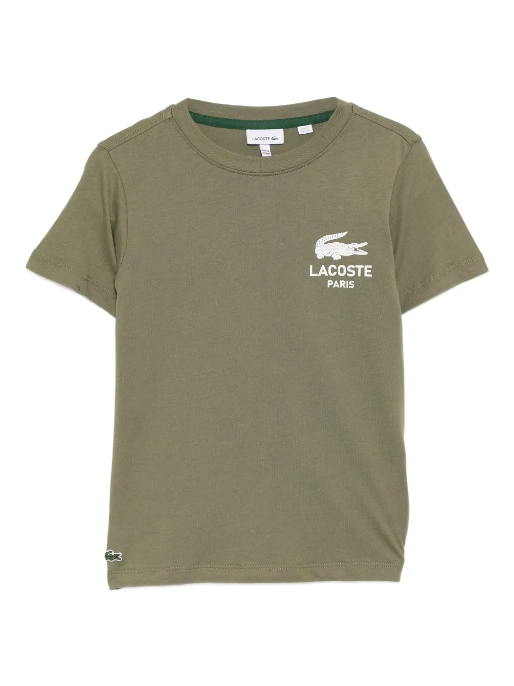 Lacoste print cotton T-shirt - Verde