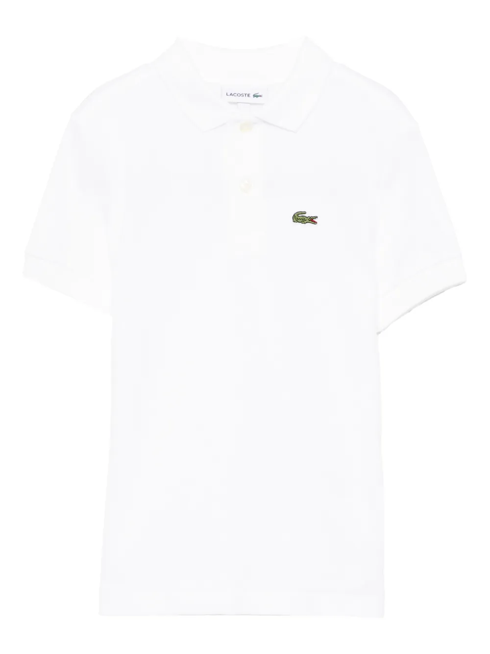 Lacoste Polo Petit in piqué - Bianco