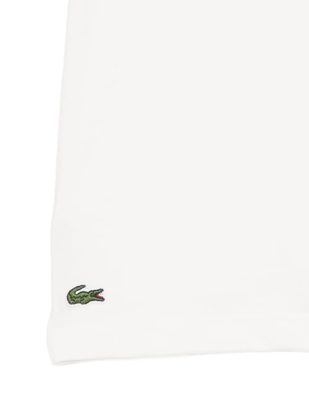 Lacoste Katoenen T-shirt met print Wit