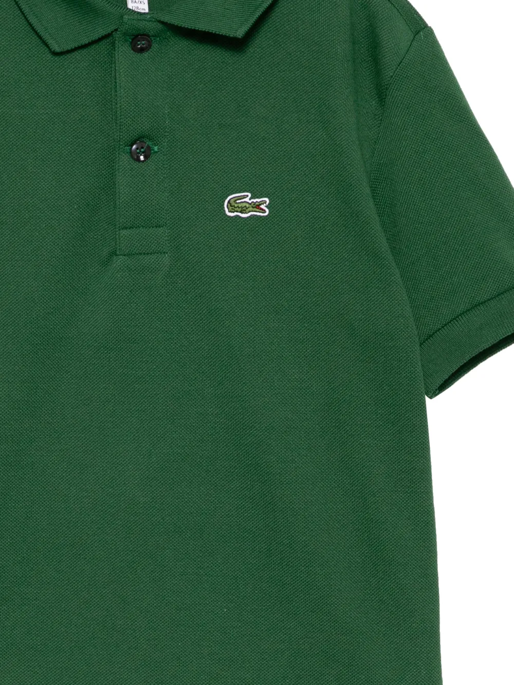 Lacoste Big Boys Cotton Petit Pique Polo Shirt In Green