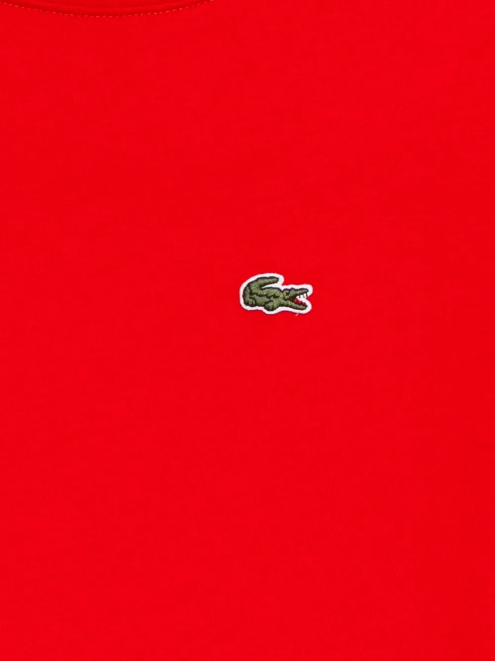 Lacoste Katoenen T-shirt Rood