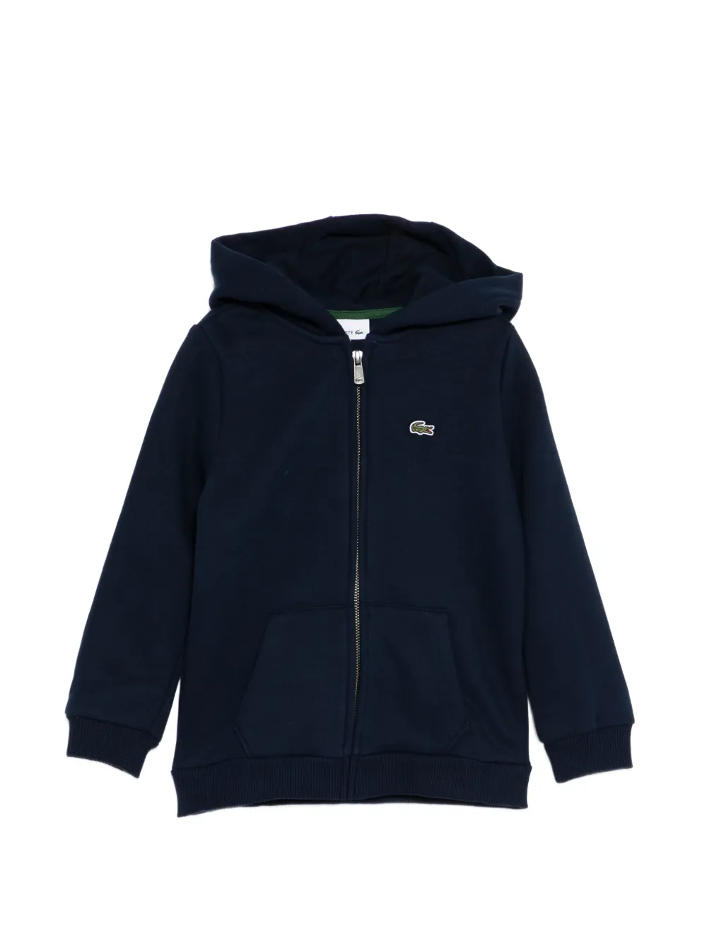 Lacoste fleece zipped hoodie - Blu