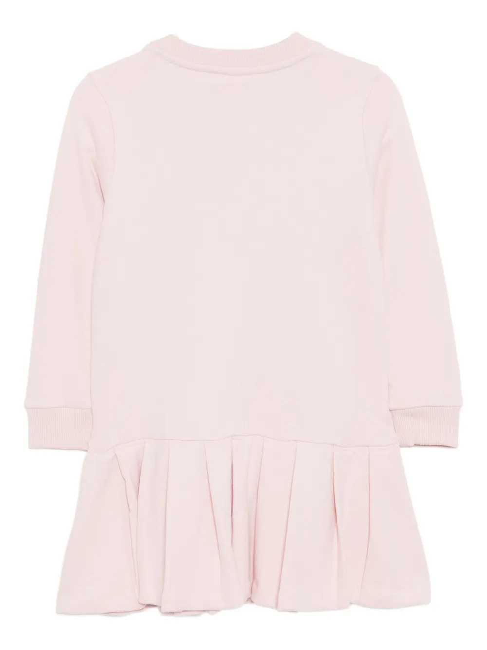 Lacoste Logo-embroidered Dress In Pink