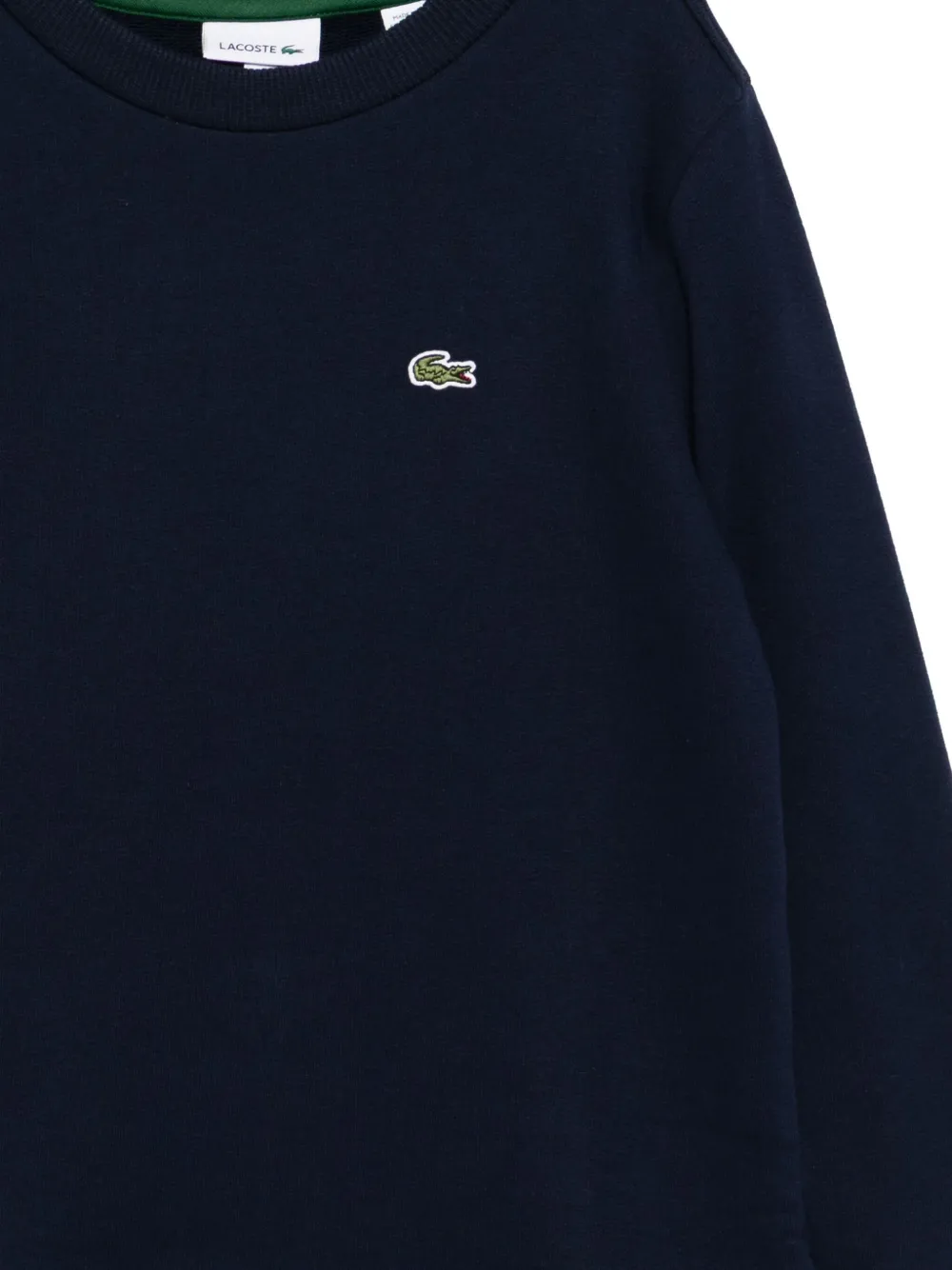Lacoste Jurk met geborduurd logo Blauw