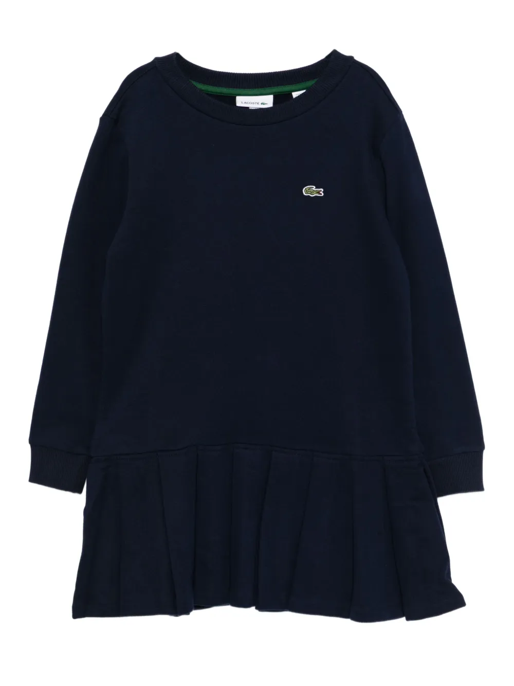 Lacoste logo-embroidered dress - Blu