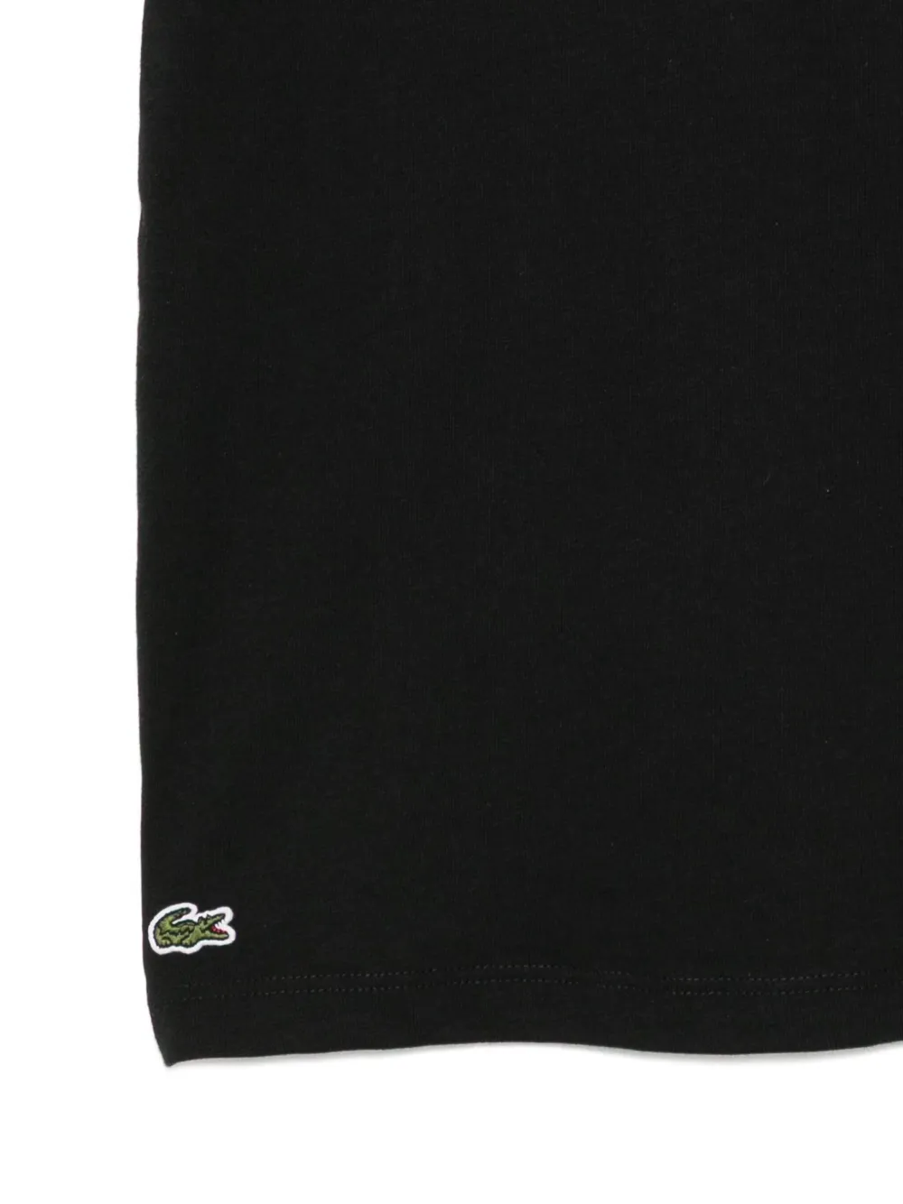 Lacoste Katoenen T-shirt met print Zwart