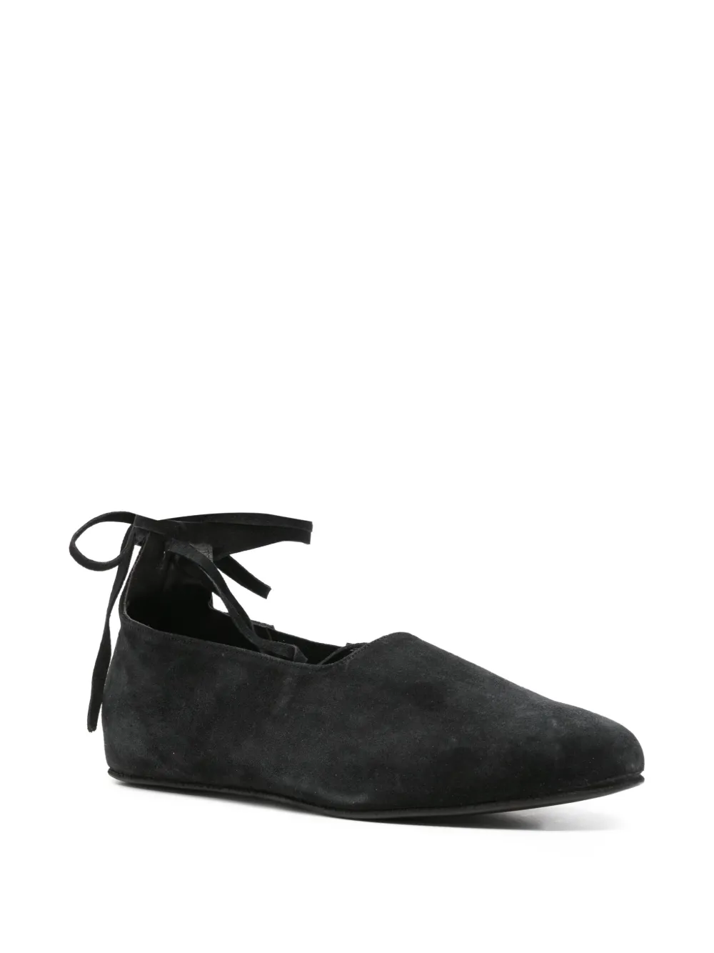 Romeo Gigli Pre-Owned 1990s schoenen met striksluiting - Zwart