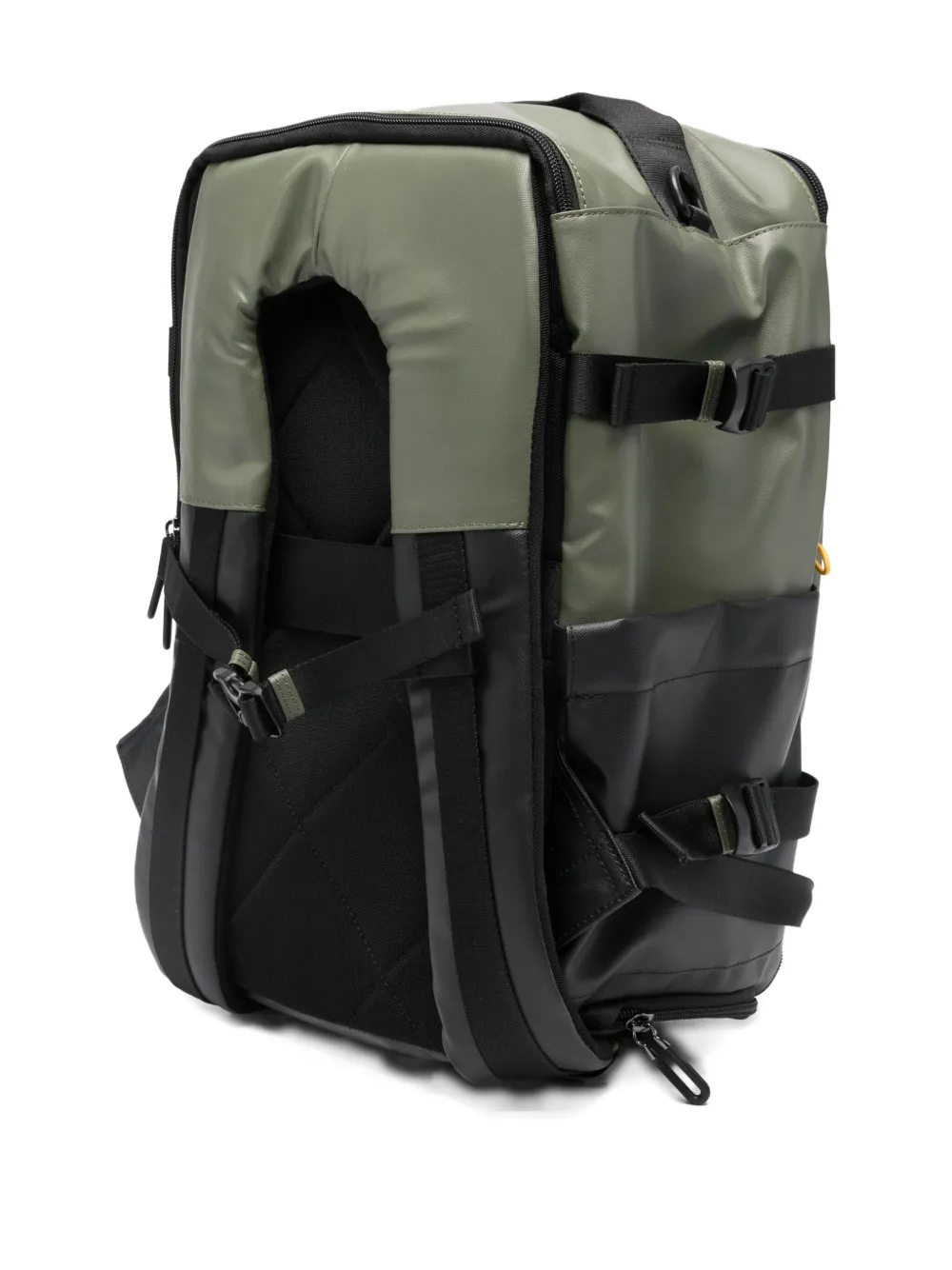 Mandarina Duck Eco Coated Travel Backpack In Green