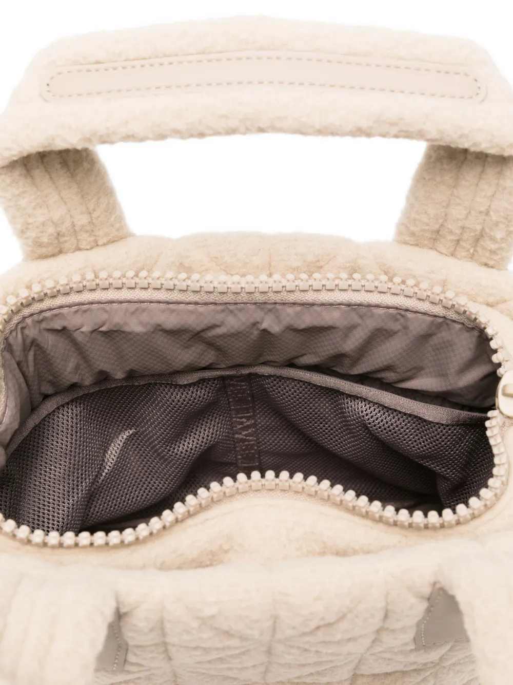 Veecollective Quilted Tote Bag In Neutral