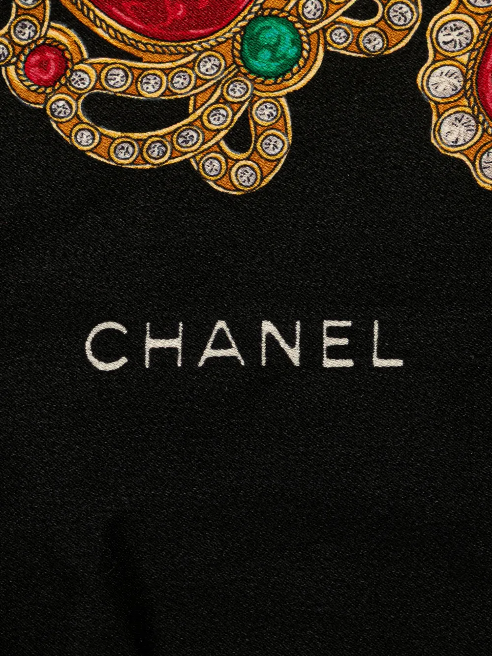 CHANEL Pre-Owned 20th Century Bijoux Silk Scarf scarves | Image 2