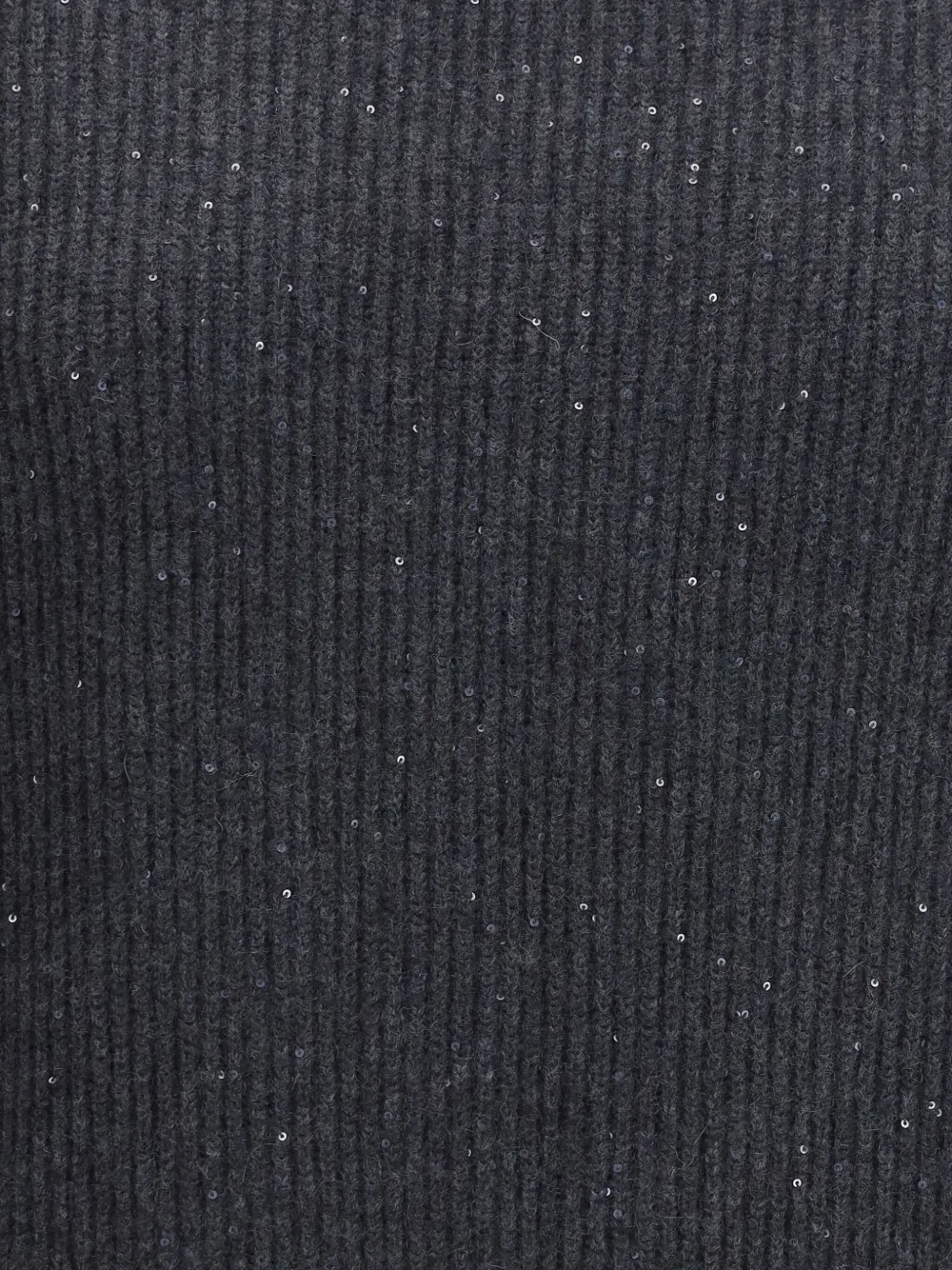 Fabiana Filippi Sleeveless Wool Sweater With Sequins In Black