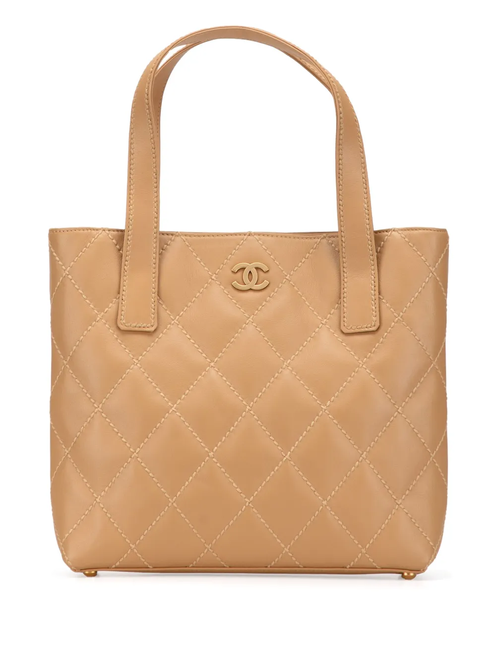 CHANEL Pre-Owned 2004-2005 CC Wild Stitch Calfskin handbag - ブラウン CHANEL Pre-Owned 2004-2005 CC Wild Stitch Calfskin handbag - ブラウン