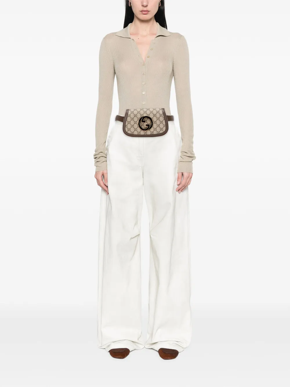 Gucci Pre-Owned 2000-2015 GG Supreme Blondie belt bag | Pre-Owned | Image 2