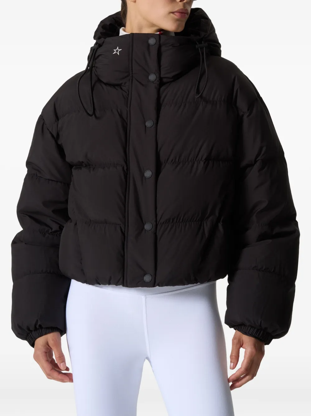 Perfect Moment Cropped donsjack Zwart