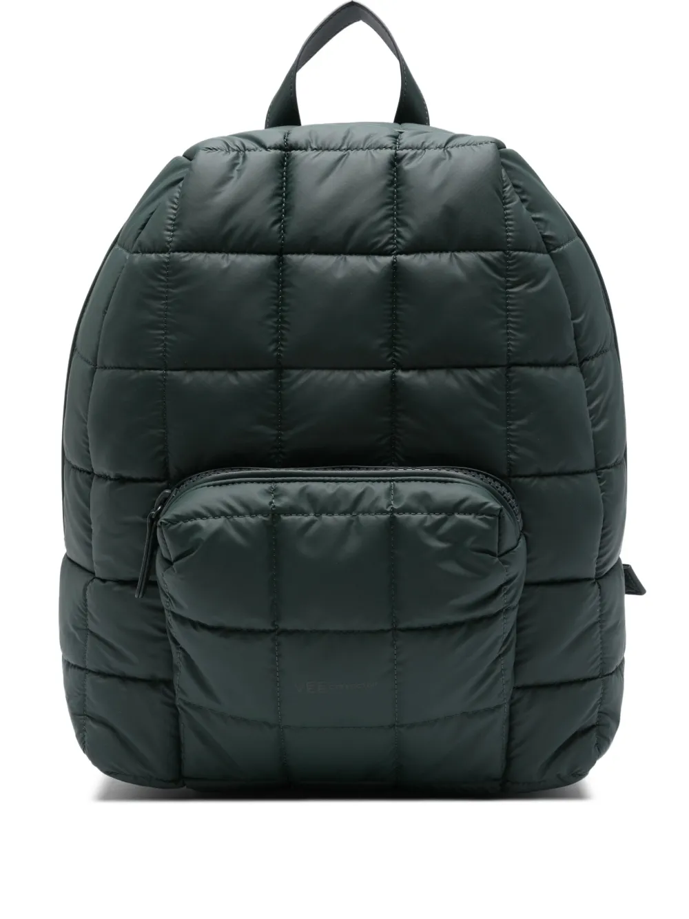 VeeCollective quilted backpack | Green | Image 1