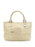 Loewe Pre-Owned 2005 Leather Fusta 30 tote bag - White