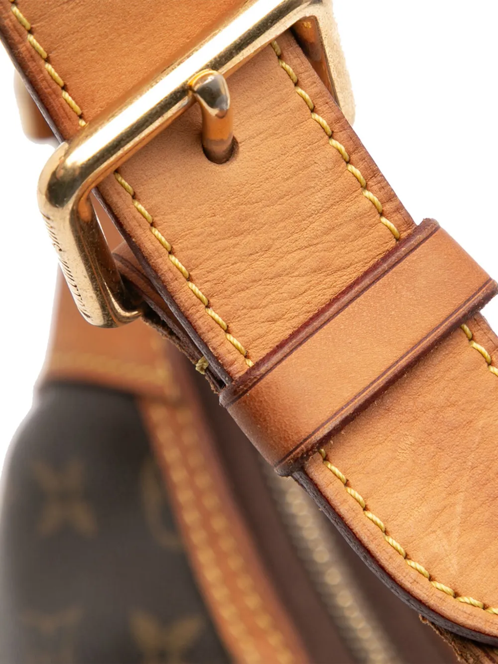 Pre-owned Louis Vuitton 2009 Monogram Thames Pm Shoulder Bag In Brown