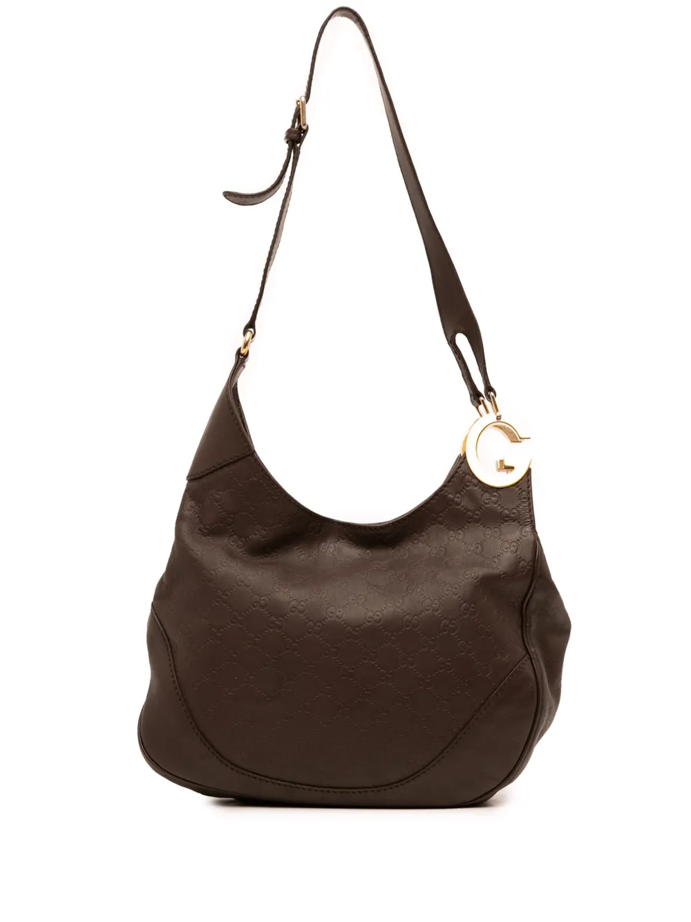 Gucci Pre-Owned 2016-2025 グッチシマ シャーロット ショルダーバッグ - ブラウン Gucci Pre-Owned 2016-2025 グッチシマ シャーロット ショルダーバッグ - ブラウン