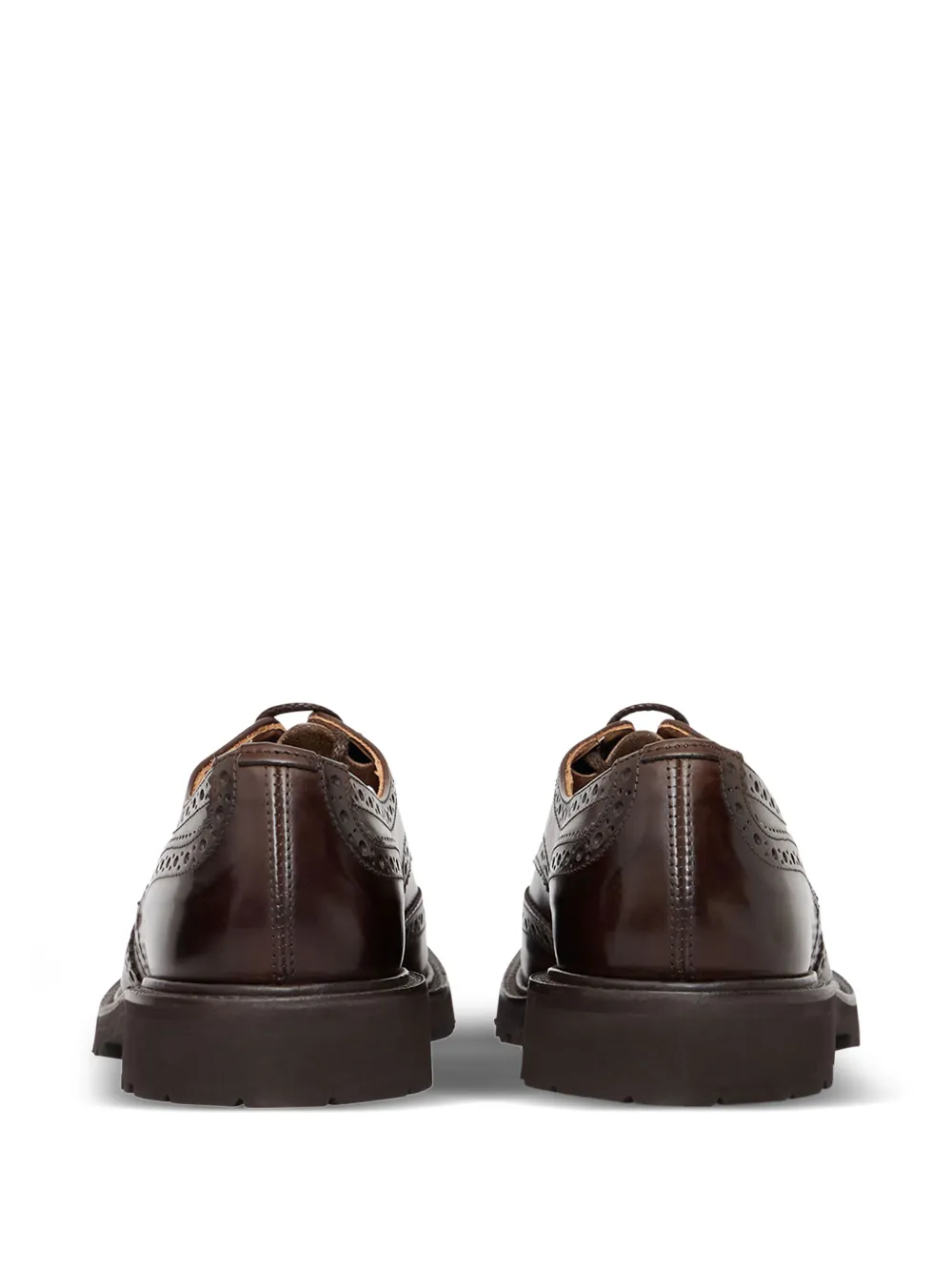 Tricker's Brogues met veters Bruin