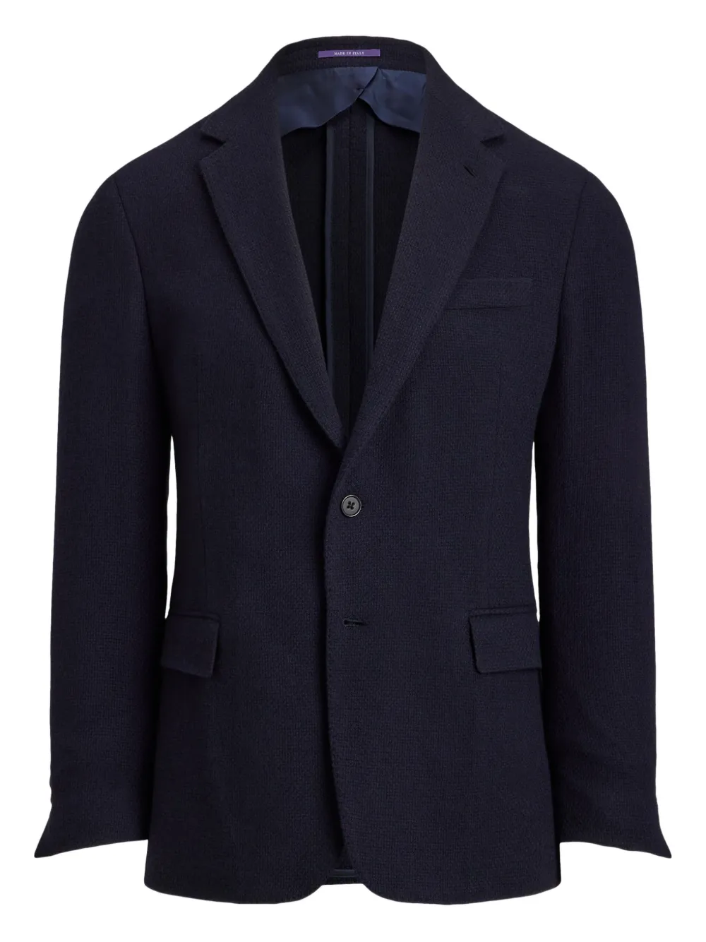 Ralph Lauren Purple Label Hadley open-weave single-breasted blazer - Ralph Lauren Purple Label Hadley open-weave single-breasted blazer -