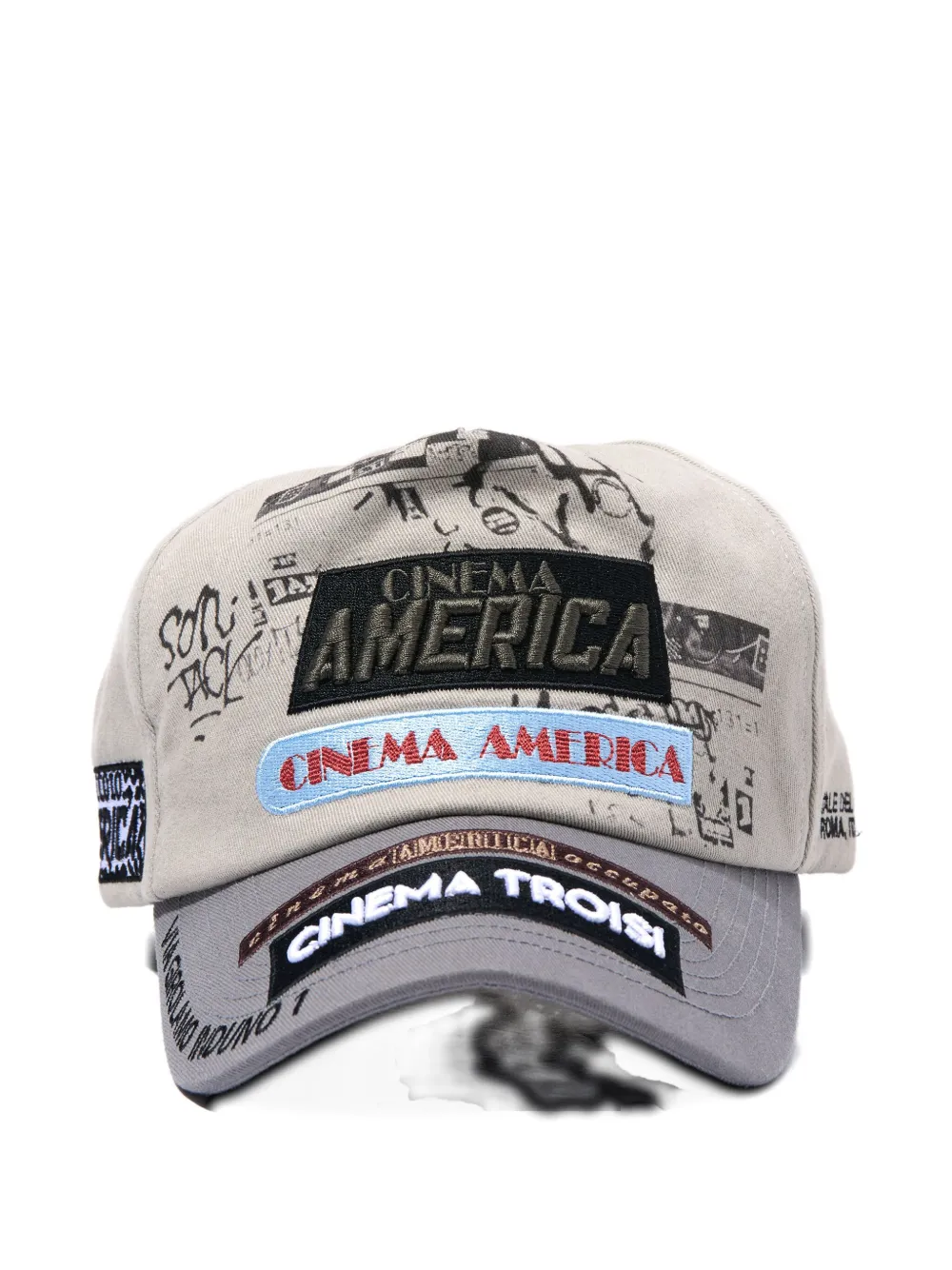 Paly Curved-peak Baseball Cap In Neutral