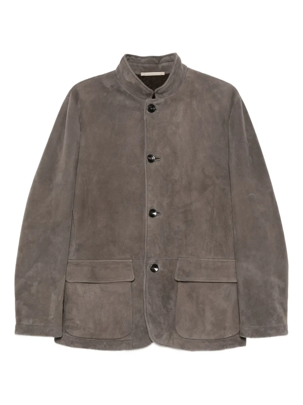 Agnona buttoned shearling jacket | Brown | Image 1