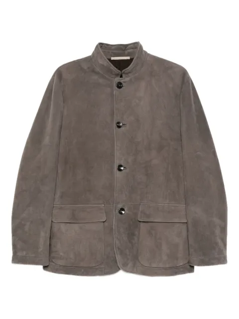 Agnona buttoned shearling jacket
